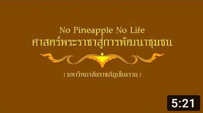 e-Guru | พลังราชภัฏสู่การพัฒนาท้องถิ่น | ตอนที่ 4 | No Pineapple No Life ศาสตร์พระราชาสู่การพัฒนาชุมชน