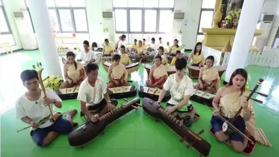 e-Guru | สำนักศิลปะและวัฒนธรรม มหาวิทยาลัยราชภัฏธนบุรี จัดอบรมพัฒนาทักษะและส่งเสริมการเล่นดนตรีไทย